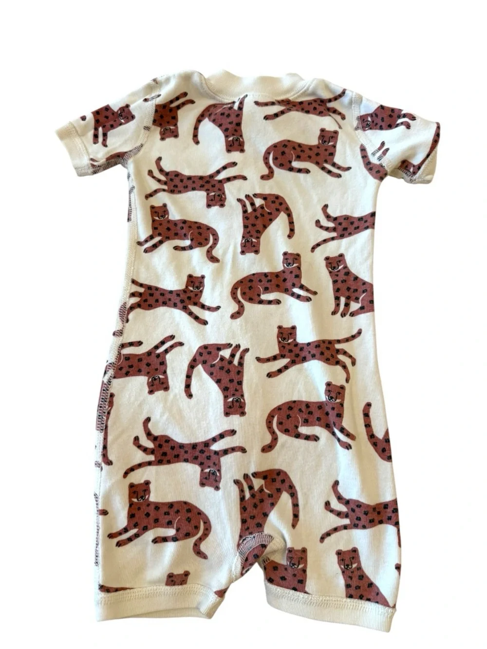 Hanna Andersson Unisex Shortie Zip Summer Pajama Bundle of 4 6-12 Months